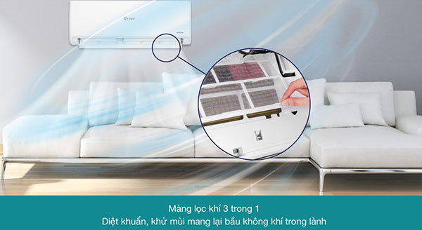 máy lanh Casper Inverter LA-Casper Series (G) GC-IS32 - Tấm lọc đa năng 3 trong 1